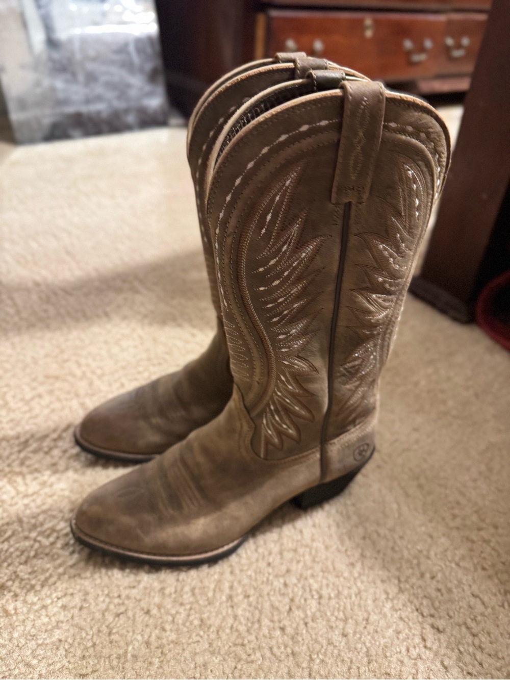 Women’s Ariat Classic Tan Leather Boots